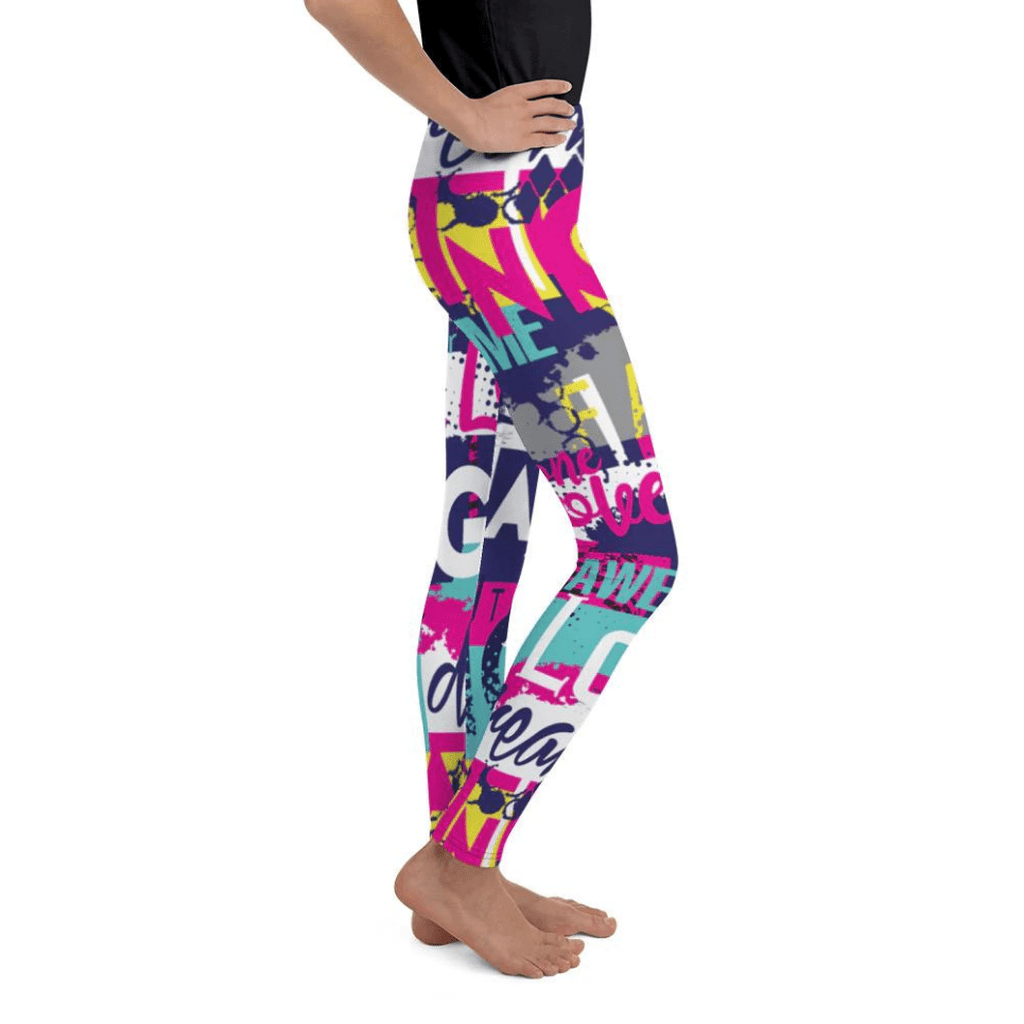 Cool Slogan Youth Leggings