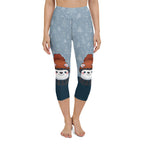 Cozy Cute Bear Yoga Capris