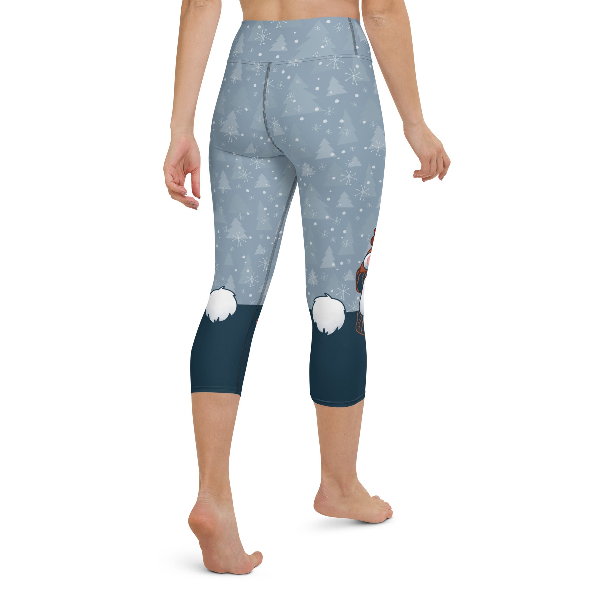 Cozy Cute Bear Yoga Capris