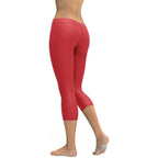 Crimson Red Capris