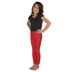 Crimson Red Kid's Leggings