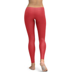 Crimson Red Leggings
