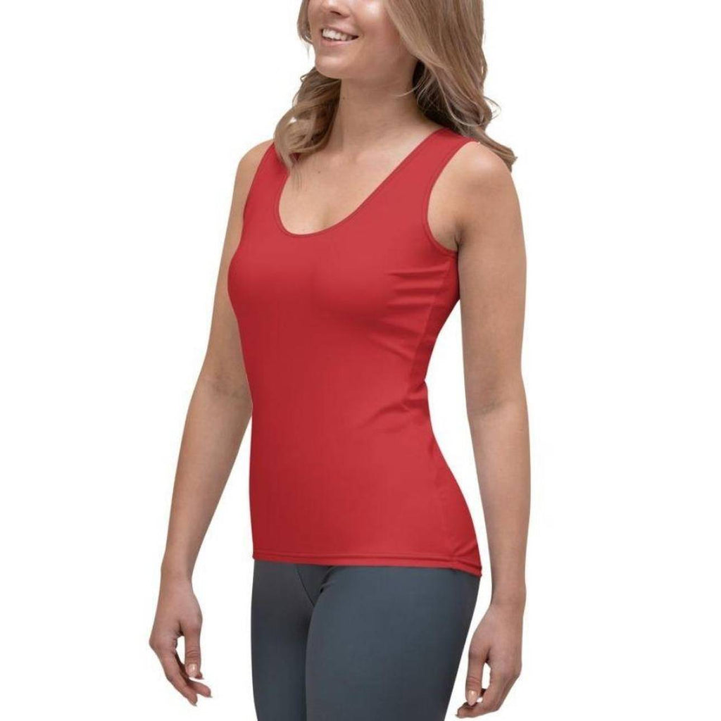 Crimson Red Tank Top