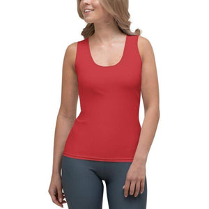 Crimson Red Tank Top