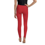 Crimson Red Youth Leggings