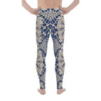 Crochet Print Men's Leggings