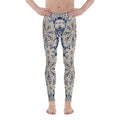 Crochet Print Men's Leggings
