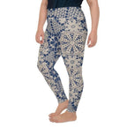 Crochet Print Plus Size Leggings