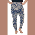 Crochet Print Plus Size Leggings