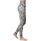 Crochet Print Yoga Leggings
