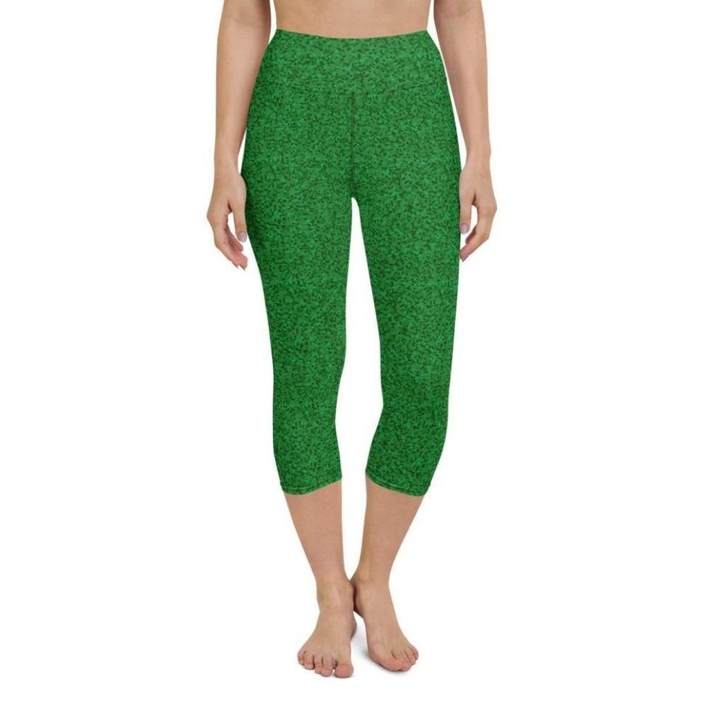 Cute Christmas Bow Yoga Capris