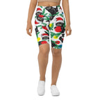 Cute Christmas Cat Biker Shorts