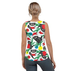 Cute Christmas Cat Tank Top