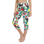 Cute Christmas Cat Yoga Capris