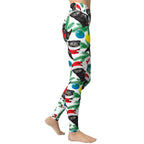 Cute Christmas Cat Yoga Leggings