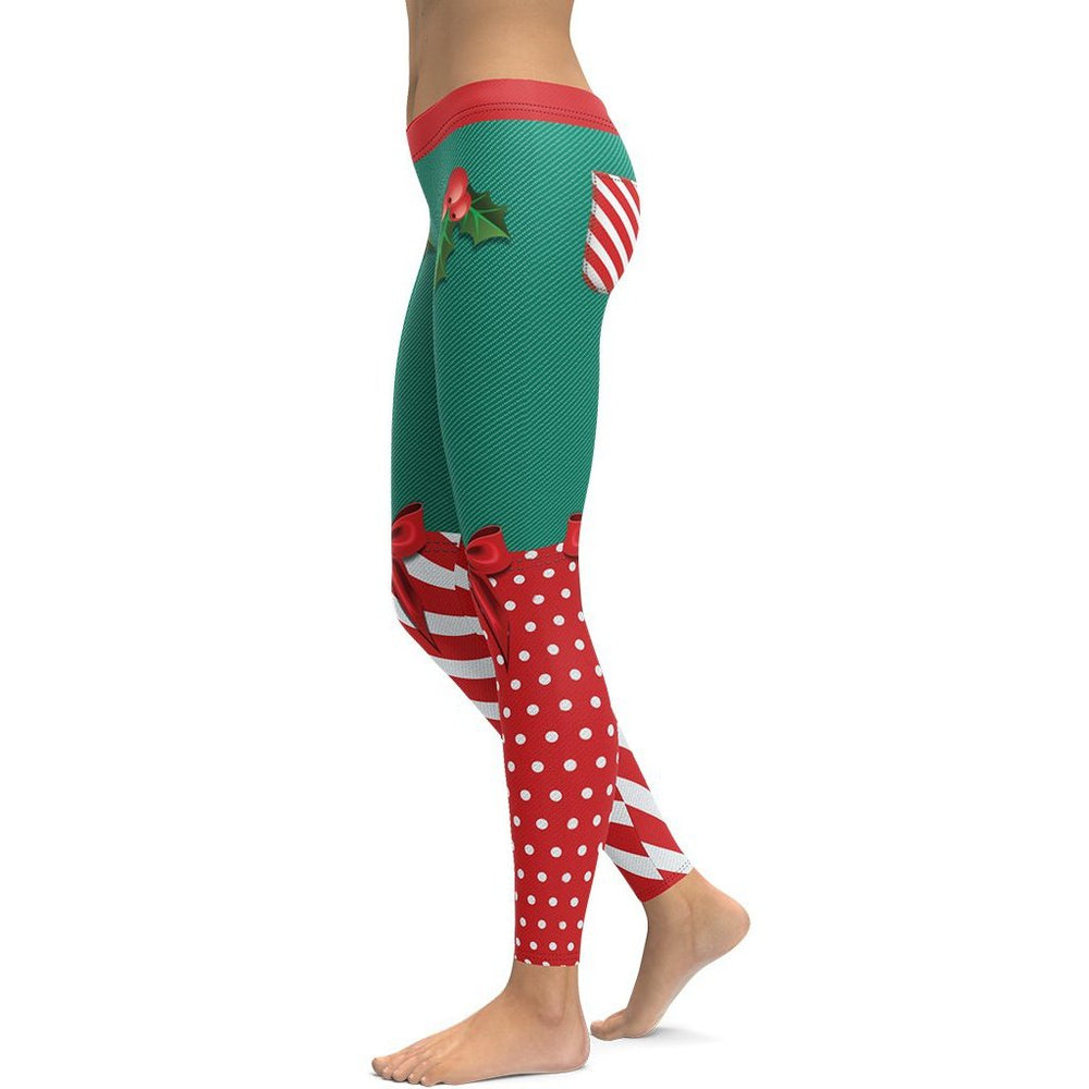 Delightfully and Cute Christmas Leggings FIERCEPULSE