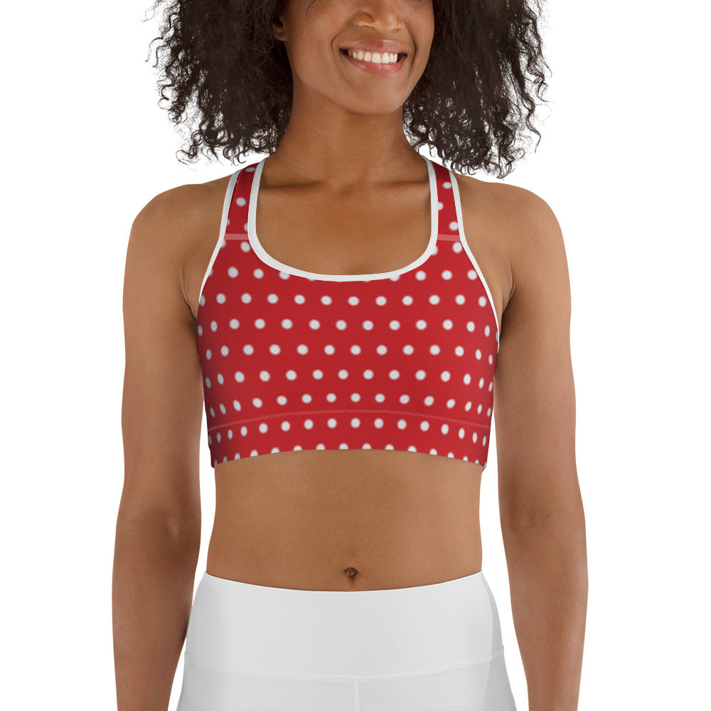 Cute Christmas Sports Bra