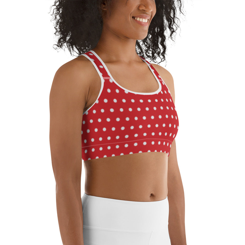 Cute Christmas Sports Bra
