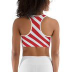 Cute Christmas Sports Bra