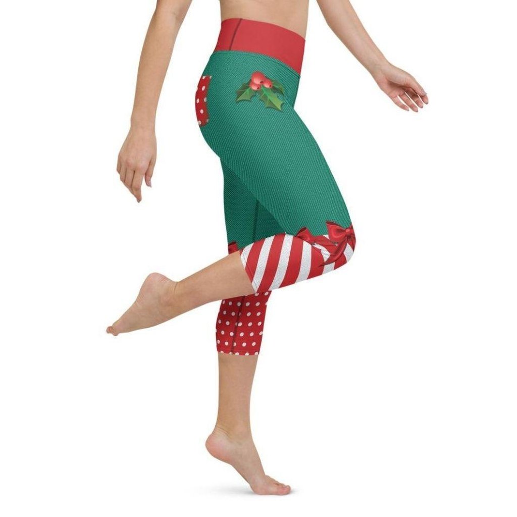 Cute Christmas Yoga Capris