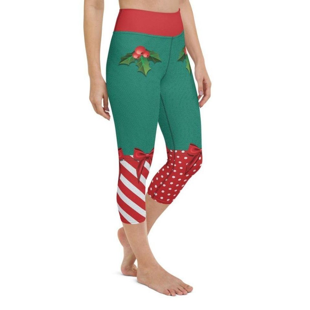 Cute Christmas Yoga Capris