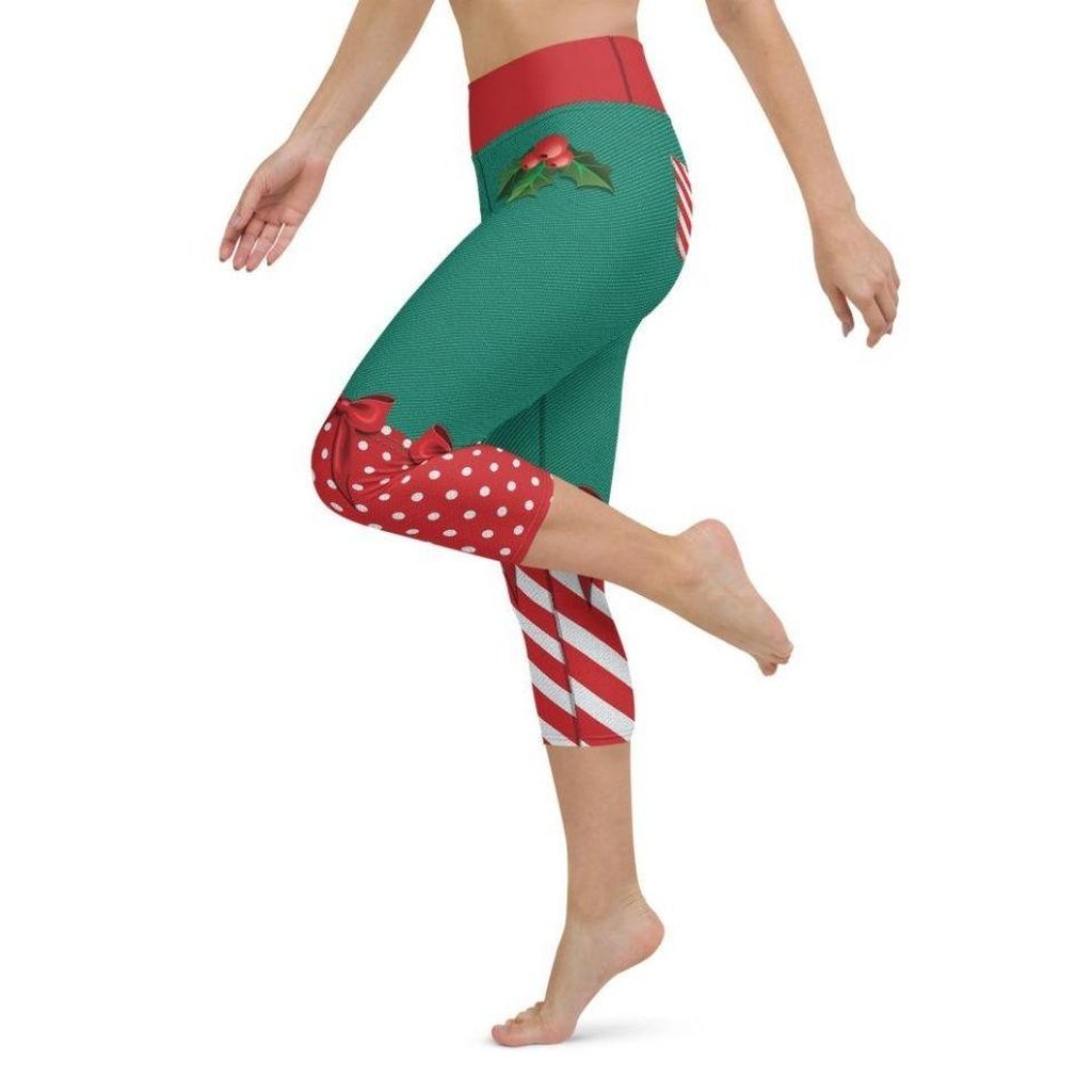 Cute Christmas Yoga Capris