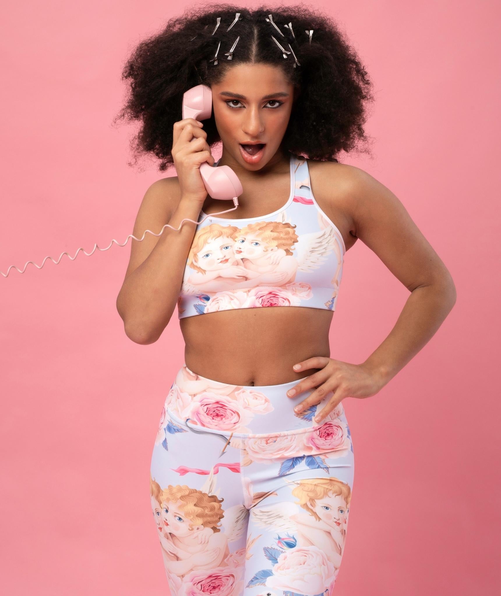 Cute Cupid Sports Bra