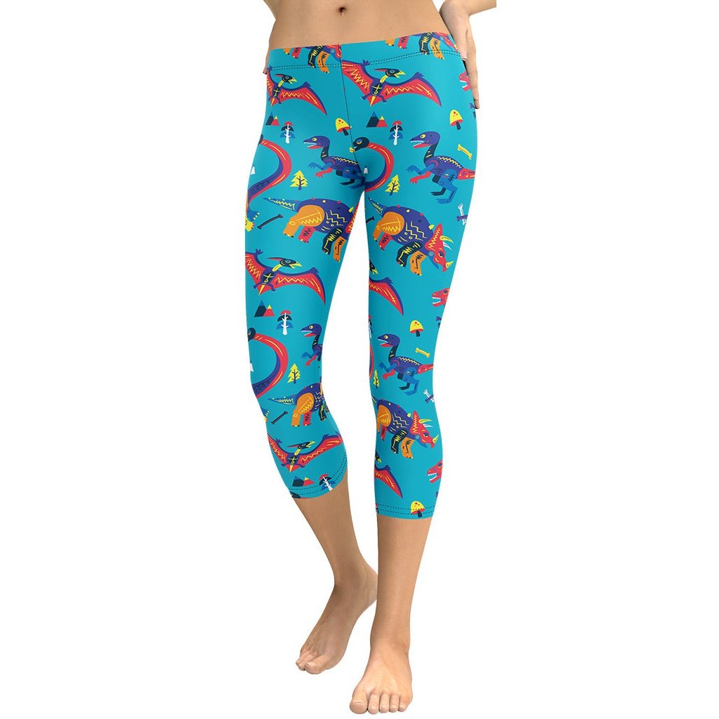 Cute Dinosaur Capris