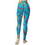 Cute Dinosaur Yoga Leggings