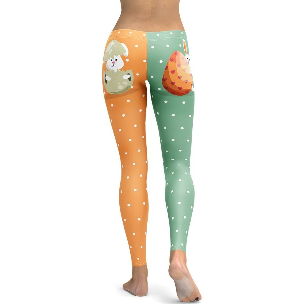Easter Bunny Leggings - Designed By Squeaky Chimp T-shirts & Leggings