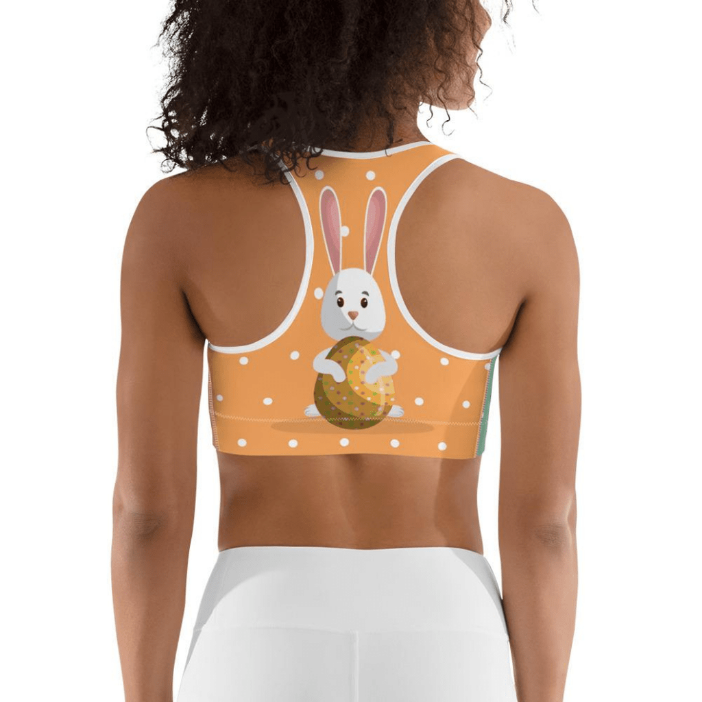 Cute Easter Bunnies Sports Bra