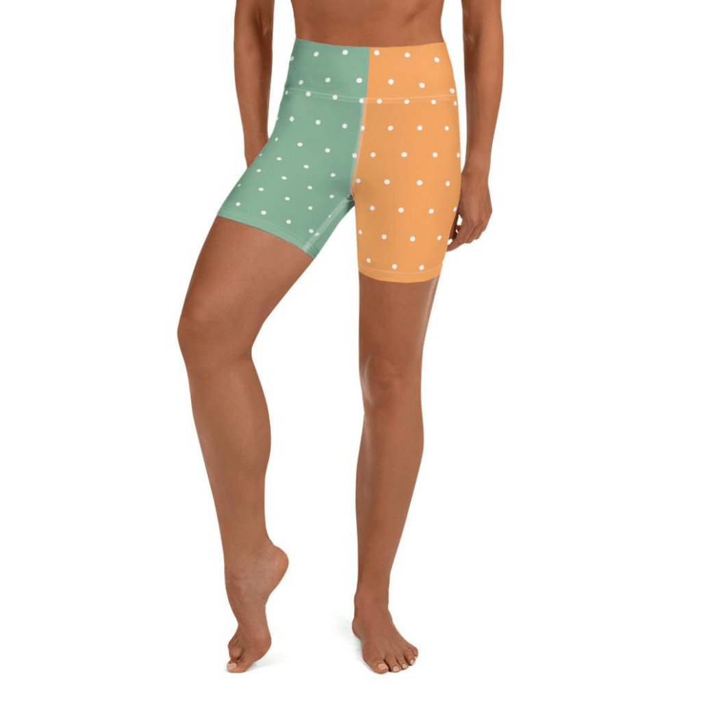 Cute Easter Bunnies Yoga Shorts