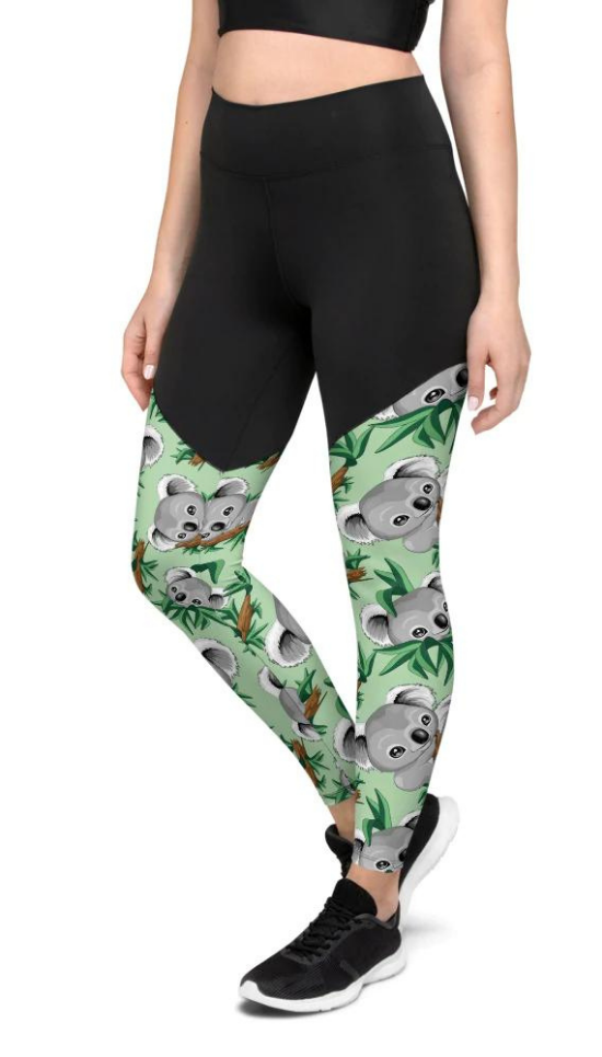 Cute Koala Compression Leggings