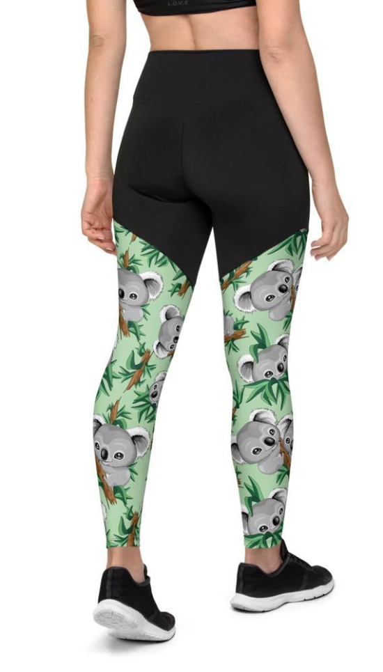 Cute Koala Compression Leggings