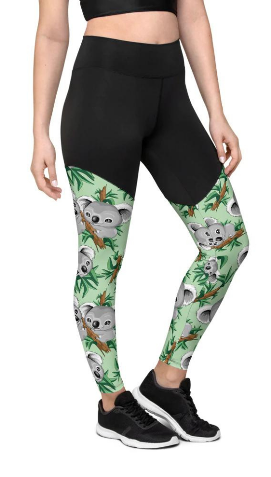 Cute Koala Compression Leggings