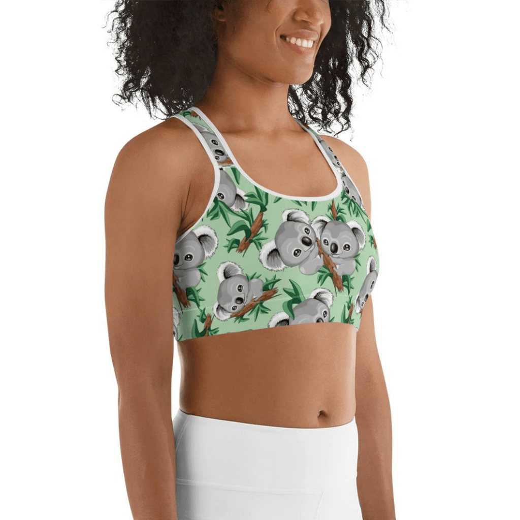 Cute Koala Sports Bra