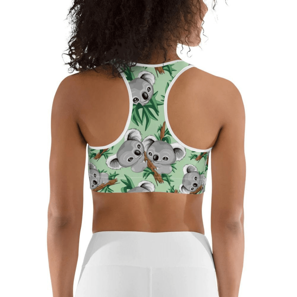 Cute Koala Sports Bra