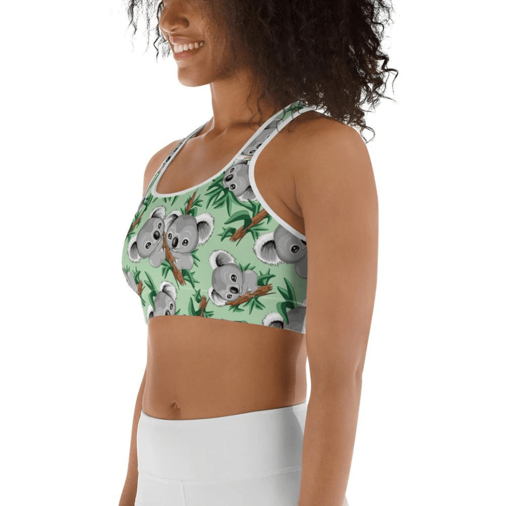 Cute Koala Sports Bra