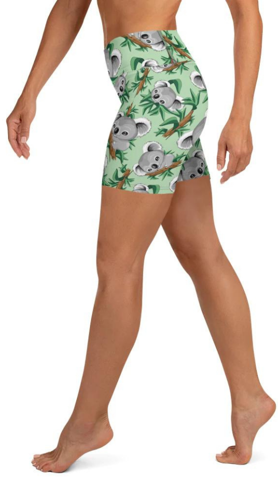 Cute Koala Yoga Shorts