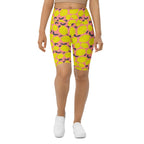 Cute Lemon Biker Shorts