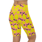 Cute Lemon Biker Shorts