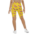 Cute Lemon Biker Shorts