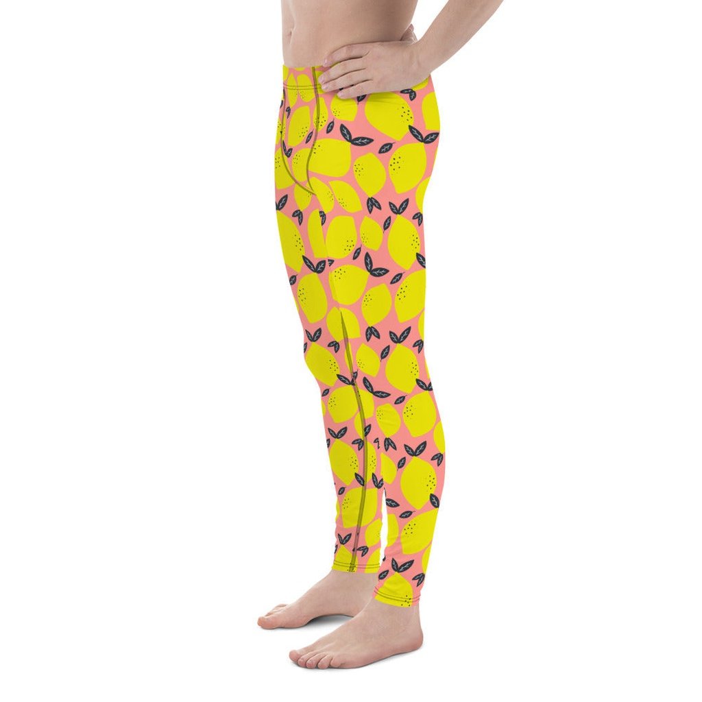 Cute Lemon Men's Leggings