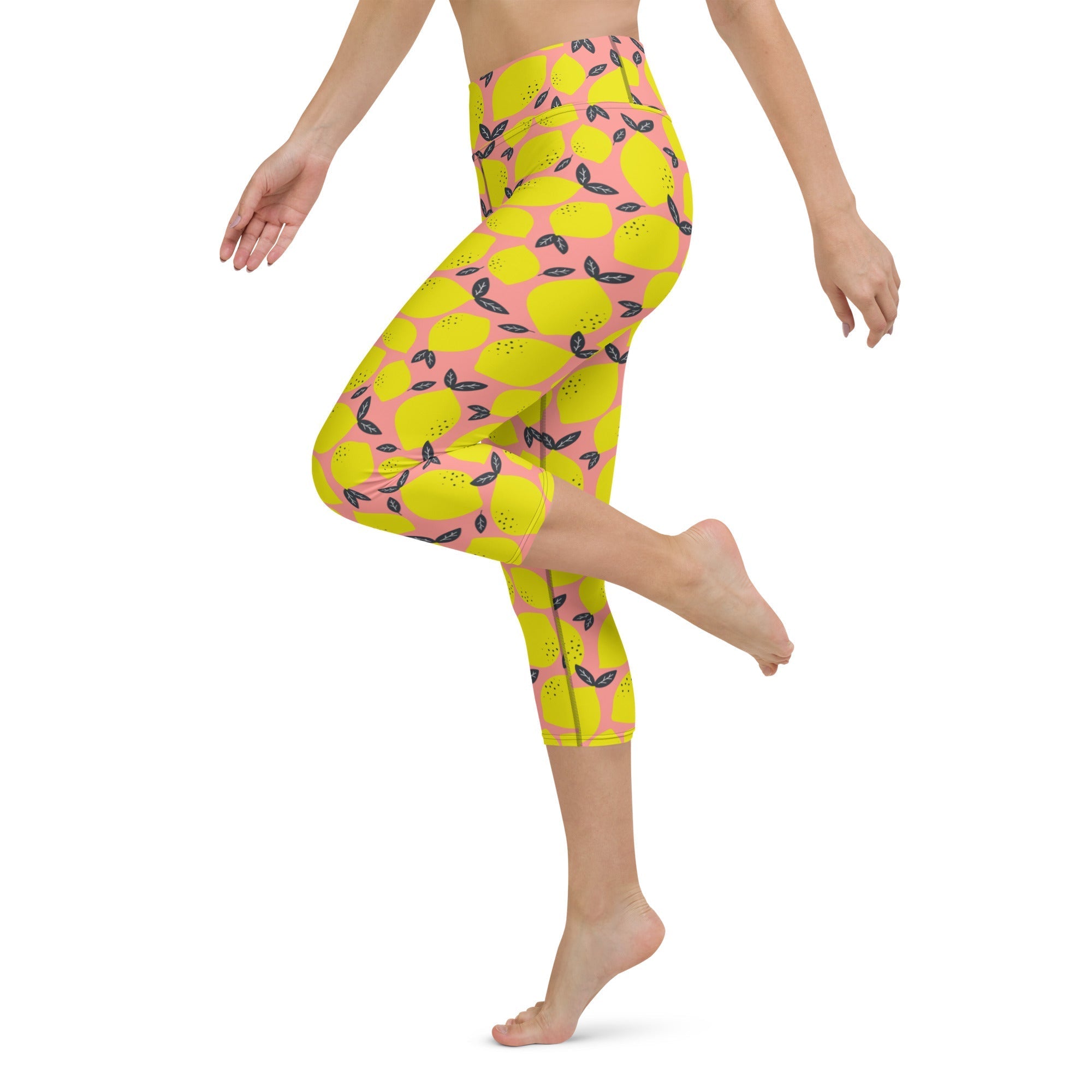 Cute Lemon Yoga Capris