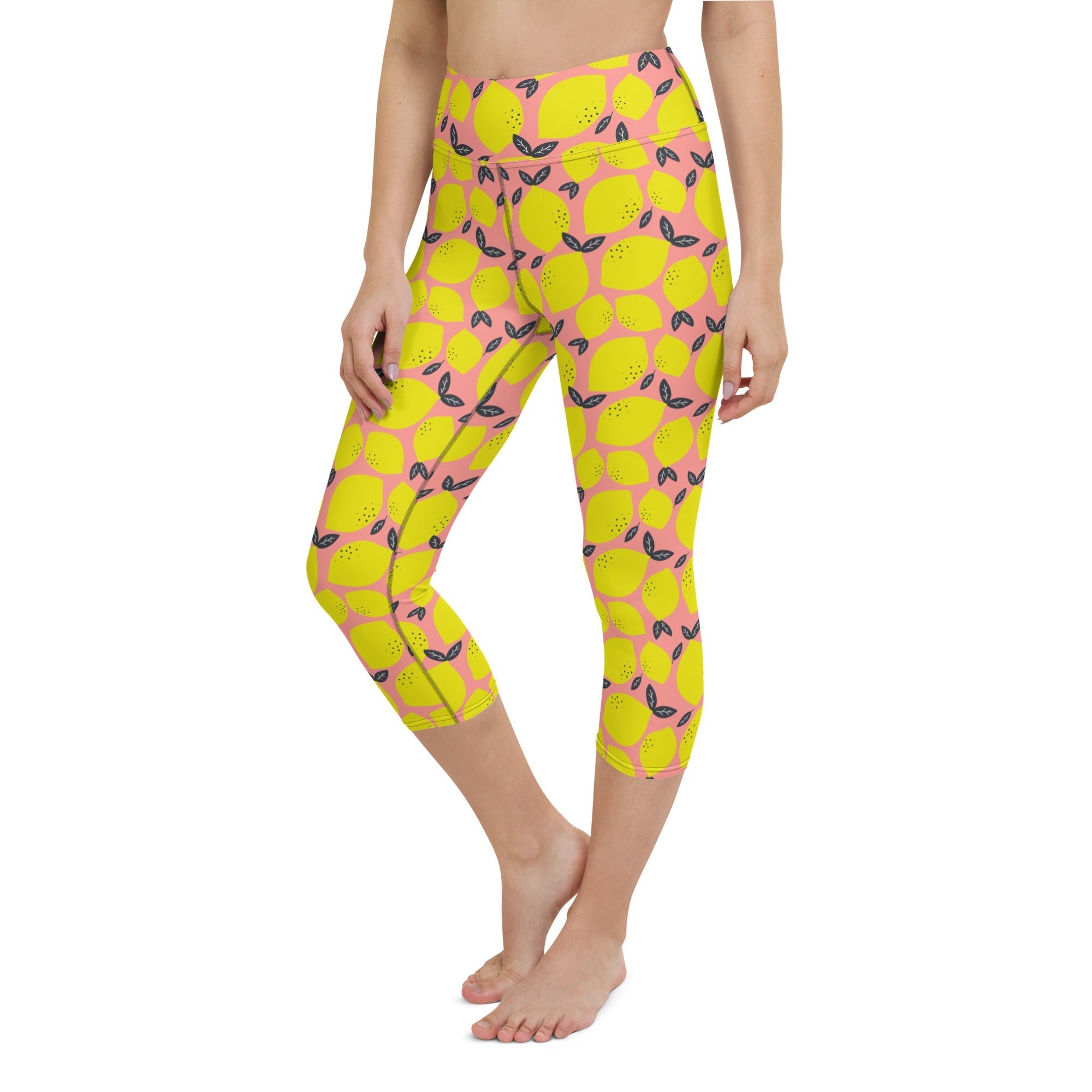 Cute Lemon Yoga Capris