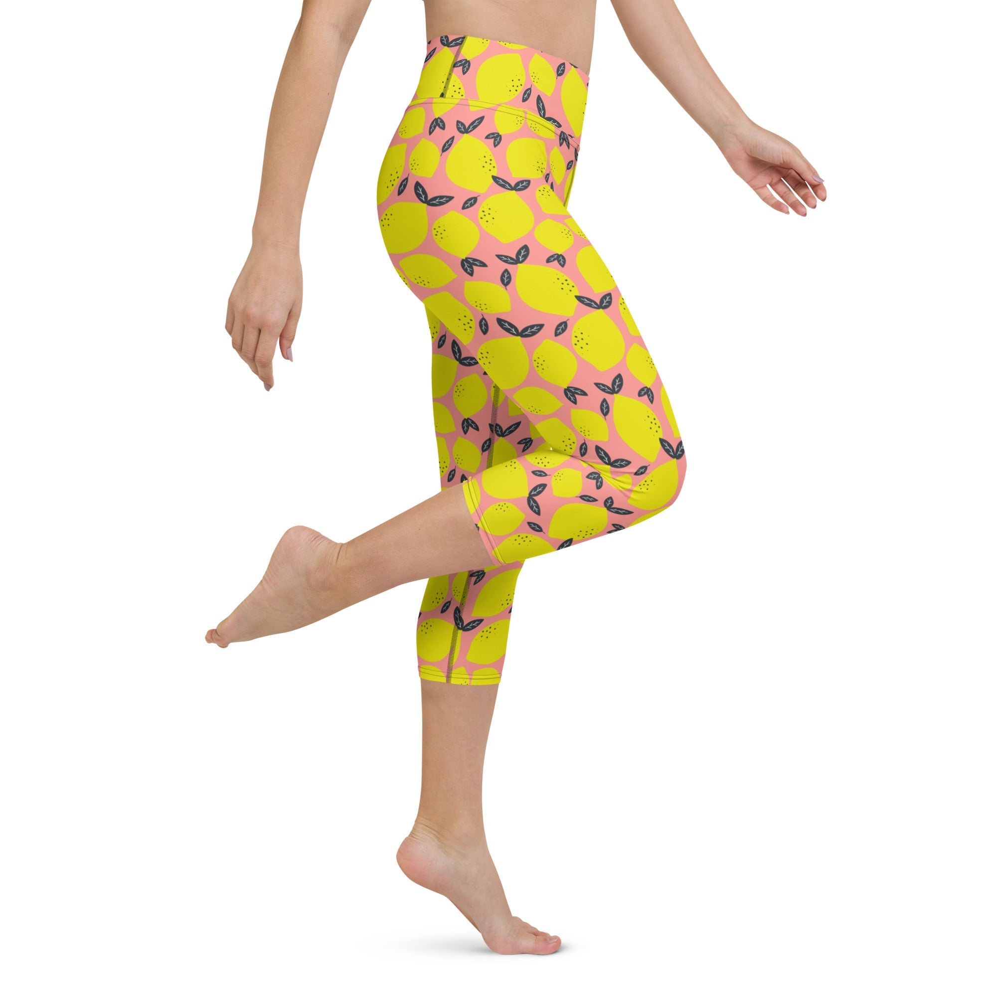 Cute Lemon Yoga Capris