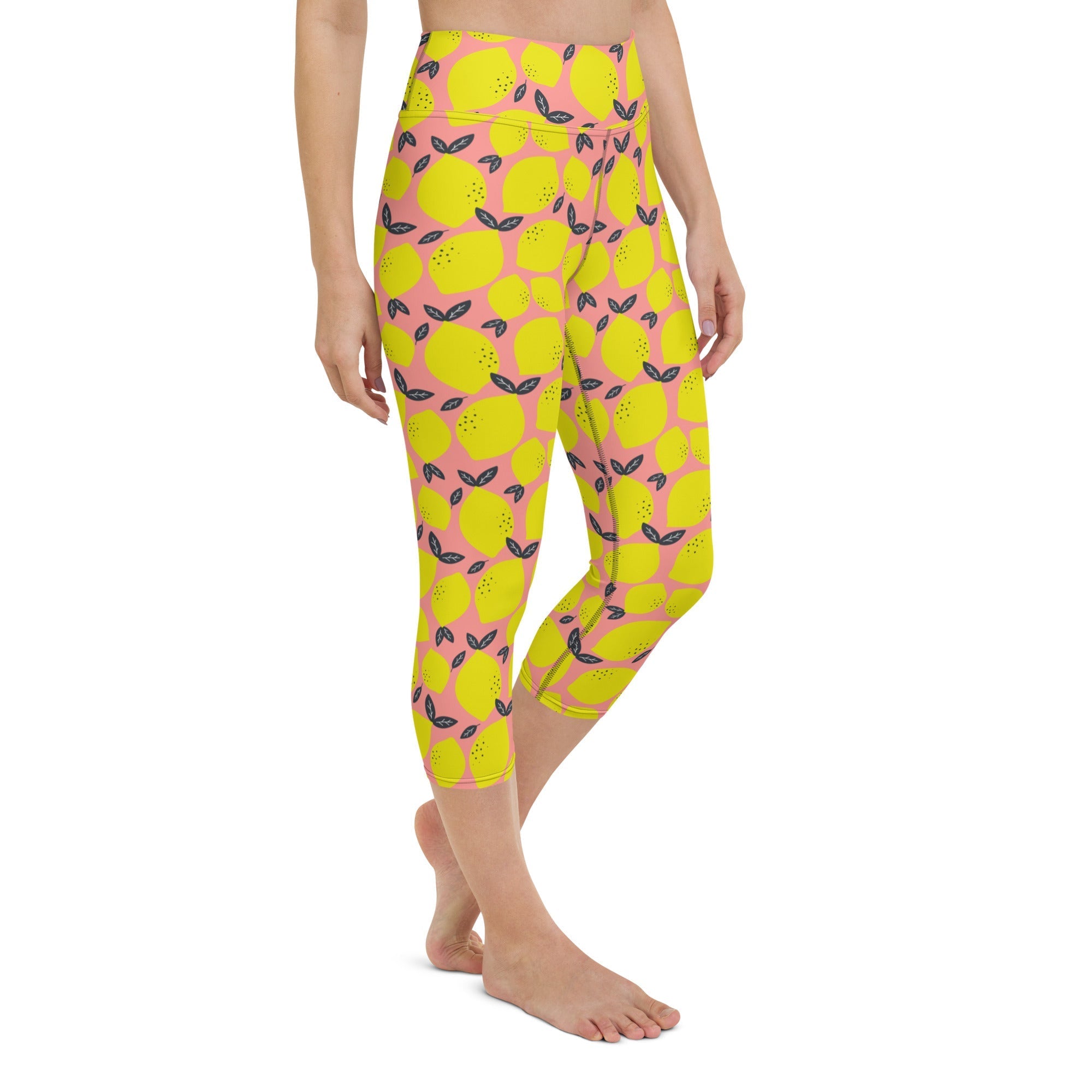 Cute Lemon Yoga Capris