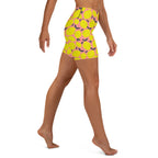 Cute Lemon Yoga Shorts