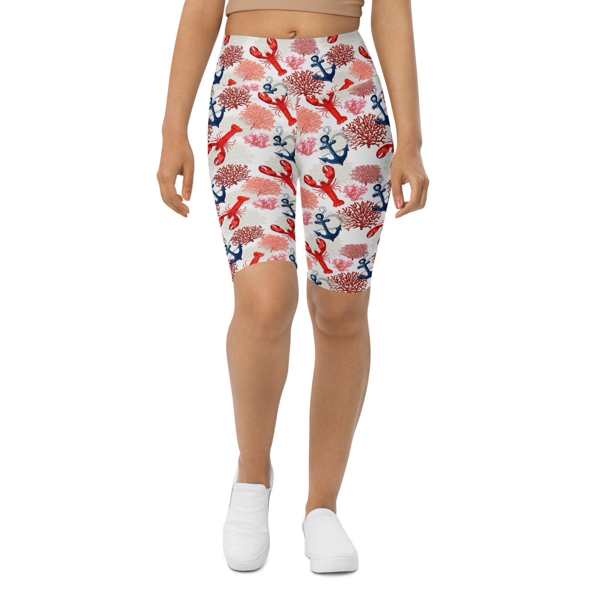 Cute Lobster Biker Shorts