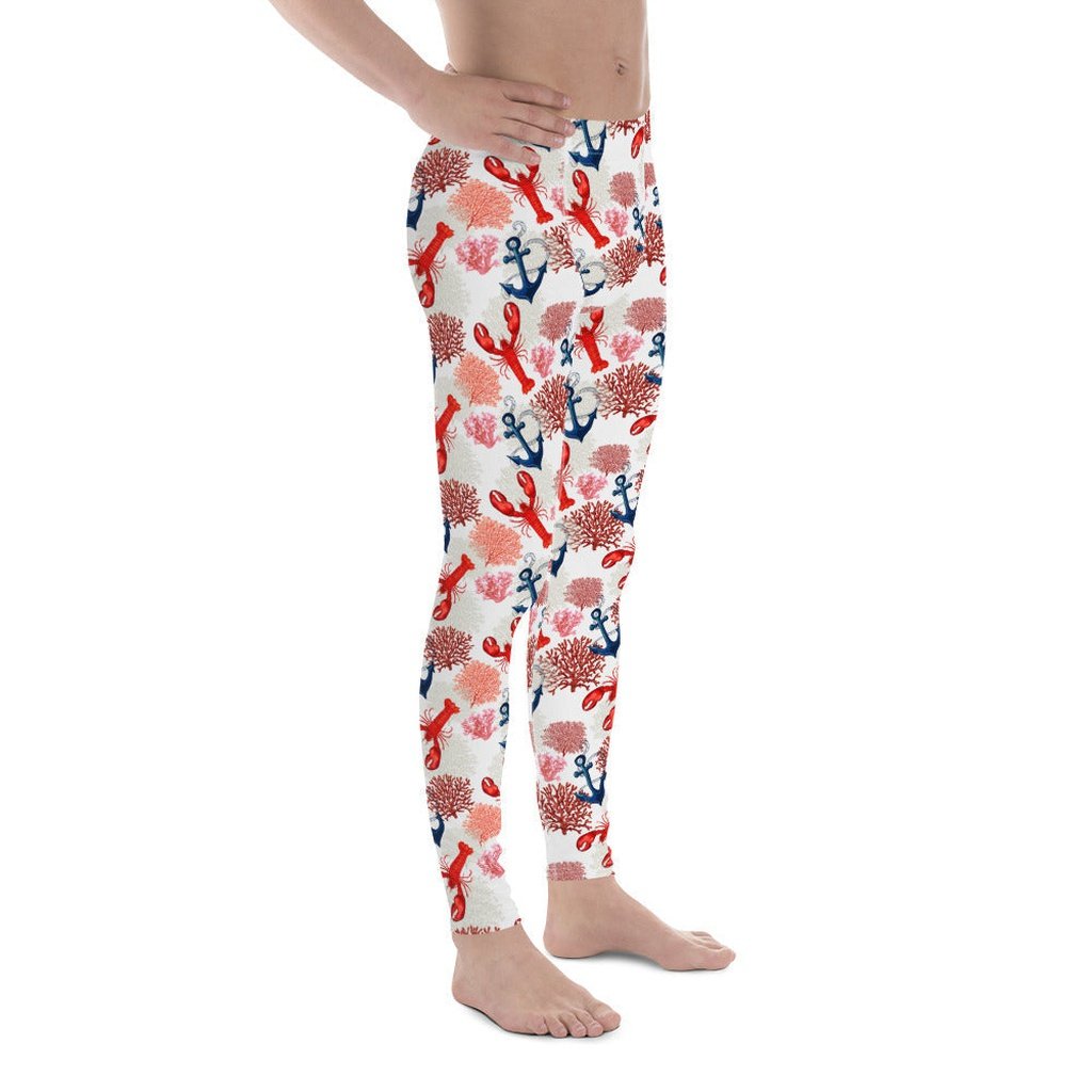 Cute Lobster Men's Leggings